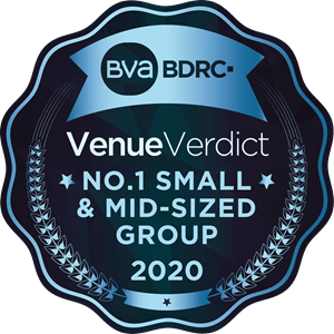 no1 small and mid-sized venue group 2020 award
